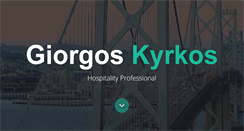 Desktop Screenshot of giorgoskyrkos.com